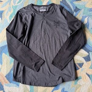 Zoo York Raglan Henley Long Sleeve Size XL